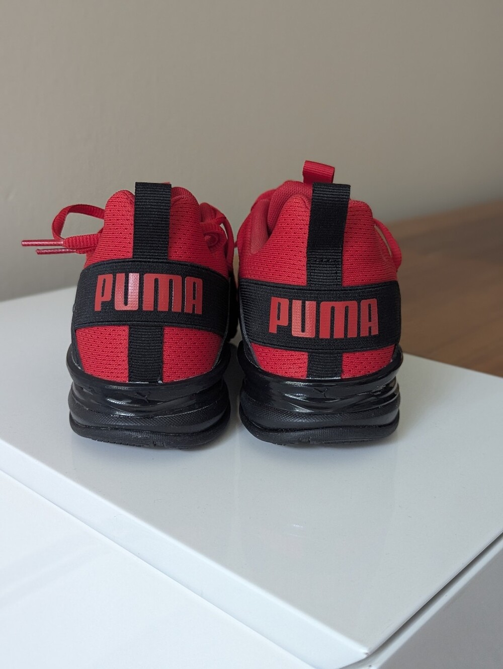 Puma Red and Black Low-Top Sneaker - Picture 4 of 5